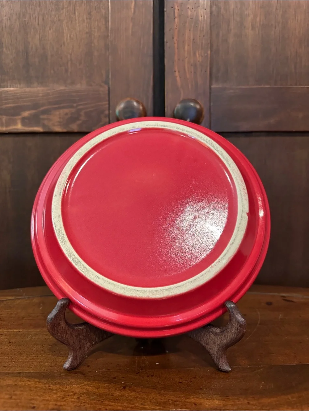 Vintage heavyweight red